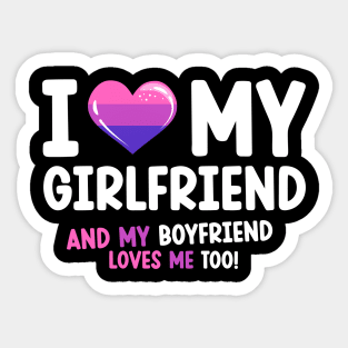 Bisexual relationship Sticker